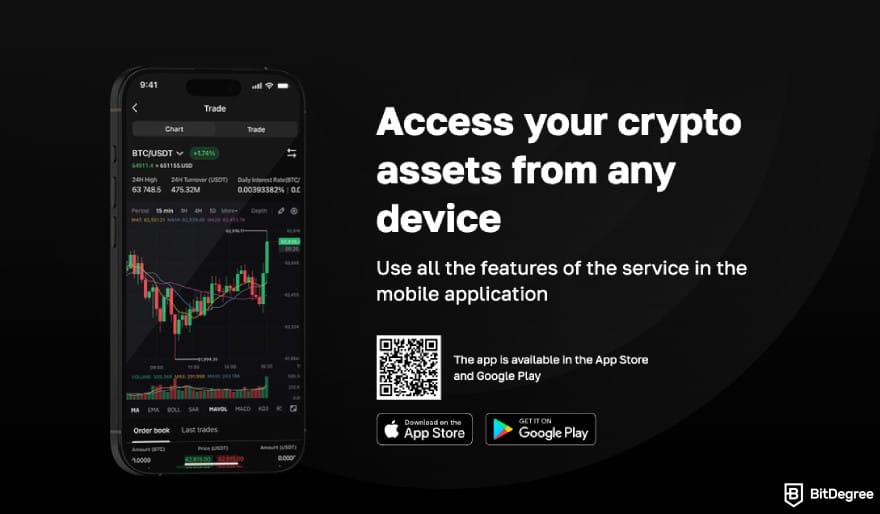 Reseña Cryptomus: App móvil de Cryptomus.
