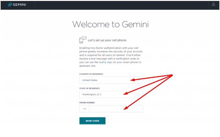 Gemini İncelemesi: Gemini Kayıt Olma